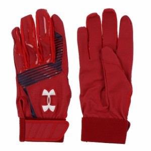 アンダーアーマー 野球 バッティング用手袋 UA CLEAN UP VII B GLOVE (1313593 106) : レッド UNDER ARMOUR