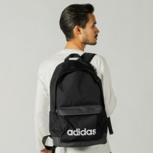 アディダス リニアロゴバックパック (DT8638) 25L デイパック リュック : ブラック adidas