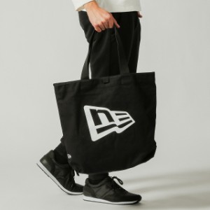 ニューエラ トートバッグ BAG CANVAS (11783337) 14L NEW ERA : ブラック×ホワイト