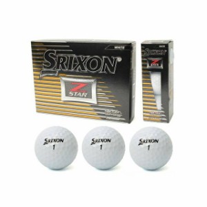 スリクソン 2017年モデル Z STAR ゴルフ ボール 1ダース 12個入 ： ホワイト ゼットスター SRIXON