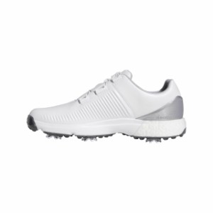 アディダス ゴルフシューズ アディパワーフォージドボア メンズ ゴルフ ダイヤル式スパイクシューズ 3E : ホワイト×グレー adidas
