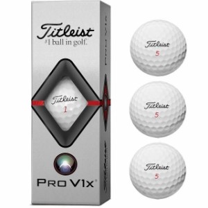 タイトリスト PRO V1X 2019年モデル ハイナンバー (9683307854) 3球入 プロv1x Titleist