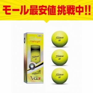 タイトリスト VG3 YELLOW PEARL 3P 1スリーブ 3球入 9683169919 ゴルフ 公認球 Titleist