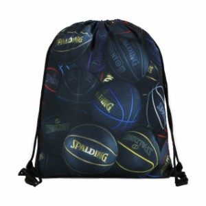 スポルディング ナップサック ブラックボール (SAK002BKB) バスケットボール バッグ SPALDING