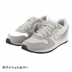 ナイキ ウィメンズ MD ランナー 2 MD RUNNER 2 (749869 014) レディース スニーカー ： ホワイト×シルバー NIKE