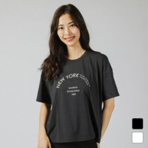 ダンスキン レディース フィットネス Ｔシャツ 半袖Ｔシャツ ワイドT (DB79122) DANSKIN 19SSclearance