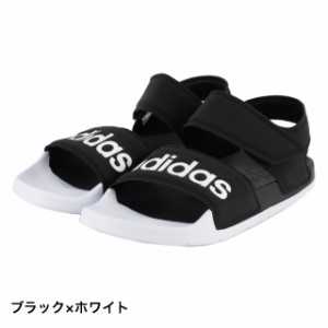 アディダス アディレット サンダル ADILETTESANDAL (F35416) スポーツサンダル ： ブラック×ホワイト adidas