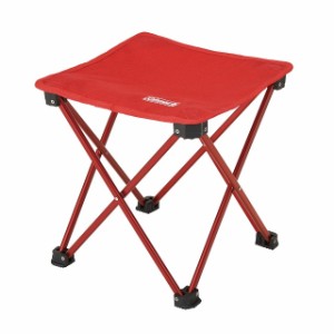 コールマン チェア 超軽量設計 収納ケース付き コンパクトトレッキングスツール レッド (2000023169) キャンプチェア 椅子