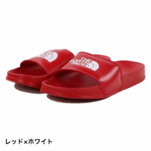 ノースフェイス メンズ シャワーサンダル : レッド×ホワイト BASE CAMP SLIDE 2 (NF01940 RW) THE NORTH FACE