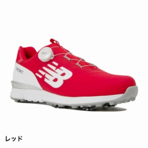 ニューバランス ゴルフシューズ MGBF574V2 (MGBF574D) メンズ ゴルフ ダイヤル式スパイクシューズ D : レッド New Balance