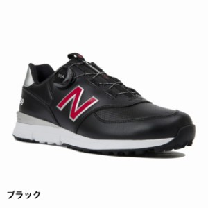 ニューバランス ゴルフシューズ MGBS574V2 (MGBS574D) メンズ ゴルフ ダイヤル式スパイクレスシューズ D : ブラック New Balance