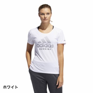 アディダス adidas レディース 陸上/ランニングウェア 半袖Tシャツ RUN logo 半袖TシャツW EC5381