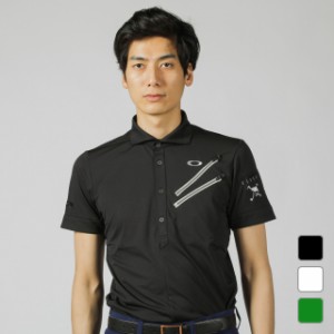 オークリー メンズ ゴルフ 半袖シャツ SKULL CLAW ZIP SHIRTS 4.0 (434389JP) OAKLEY