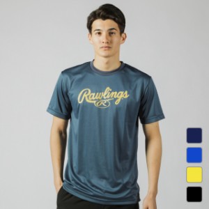 ローリングス メンズ 野球 半袖Tシャツ スクリプトロゴTシャツ AST9S11 (J00620407) Rawlings