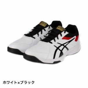 アシックス COURT SLIDE OC (1043A001) メンズ テニス オムニ/クレー用シューズ : ホワイト×ブラック asics