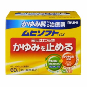 【第3類医薬品】かゆみ肌の治療薬 ムヒソフトGX 60g 【3個パック】 【セルフメディケーション税制対象】