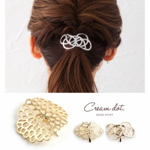 【ゆうパケット送料無料】3タイプ ヘアカフ ポニーフック ヘアフック ワンタッチ 差すだけ 簡単 装着 手軽 まとめ髪 メタル 加工 モチー