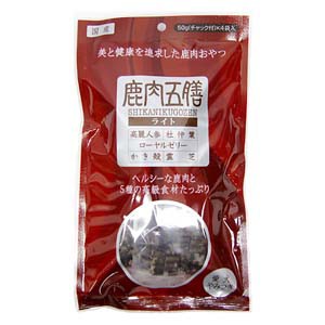 オリエント商会 鹿肉五膳 ライト 200g（50g×4袋） （犬用おやつ）