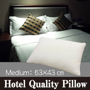 「ホテル仕様のふわふわ枕」Hotel Quality Pillow 低反発枕　M（63×43cm）ラグジュアリーピロー枕