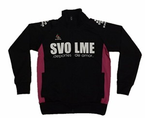 SVOLME(スボルメ) ジャージスタンドジップ XSサイズ ブラック×ピンク 121-52920-117-XS