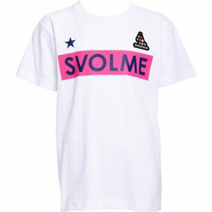 SVOLMEスボルメ ジュニア ボックスロゴTシャツ J 130cm 163-92610 [000] WHITE（ホワイト）