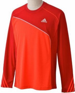 adidasアディダス CLX BODYHEAT LS Tシャツ Sサイズ AJ771 （F45692）インフラレッド/ホワイト