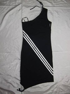 adidasアディダス リバーシブル CTイメージTシャツ ドレス ワンピース Sサイズ TS681 W38972(ブラック/ホワイト)