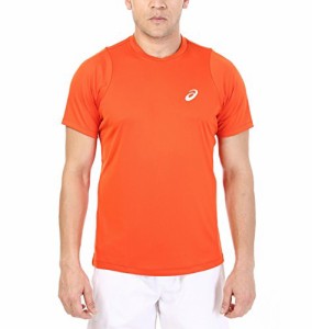 (アシックス)asics テニスTシャツ CLUBSSTOP 130234 0540 オレンジ L