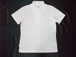 asics(アシックス) Leanリーン 半袖ハーフジップシャツ Lサイズ ホワイト LQ0514-01-L