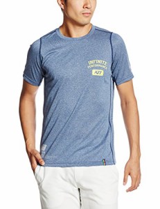 (アシックス)asics トレーニング半袖Tシャツ A77Tシャツ XA121N 49 インディゴ杢 XS