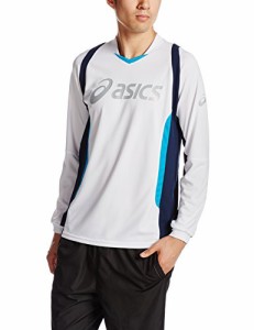 (アシックス)asics サッカー プラシャツLS XS6083 01A ホワイトA S