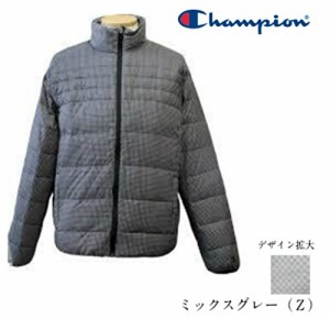 Champion(チャンピオン) ニットダウンジャケット Lサイズ CJ9306 (Z)ミックスグレー