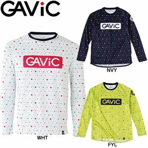 【ガビック gavic ドット長袖プラクティスシャツ】 GA8006 フラッシュイエロー(FYL) L