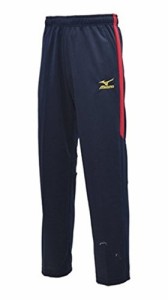 MIZUNOミズノ BCウォームアップパンツ ロングパンツ Lサイズ 32JDG751 (86)ネイビー/レッド