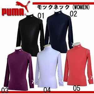 PUMA(プーマ) LIGHT COMPRESSION モックネック(WOMEN) (901865) 02ネイビー O