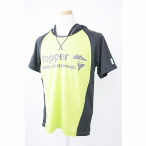 TOPPER フードプラシャツ KPR2023 ライム/ブラック L【Mens】