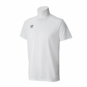 (アンブロ) Umbro メンズ Tシャツ ドライ ワンポイント UCS7554 XOサイズ (WHNV)ホワイト/ネイビー