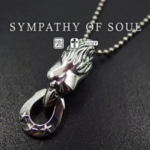 シンパシーオブソウル×ビルウォールレザー ネックレス BILL WALL LEATHER×SYMPATHY OF SOUL メンズ レディース ユニセックス ペンダン