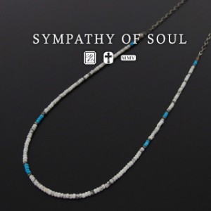 シンパシーオブソウル チェーン&ビーズネックレス  sympathy of soul Chain & Beads Necklace ネックレス アクセサリー【送料無料】 プレ