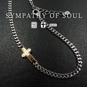 シンパシーオブソウル ブレスレット Silver × K18Yellow Gold  メンズ レディース ユニセックス sympathy of soul アクセサリー【送料無