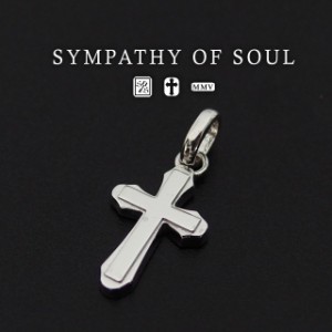 シンパシーオブソウル シルバークロスネックレスM Smooth Cross Pendant M - Silver  メンズ レディース ユニセックス sympathy of soul