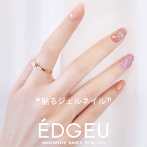 韓国ブランドEDGEU エッジユー 自分でできるネイルシール ジェルネイル キット カラージェル セルフネイル ハンドネイル ピンク