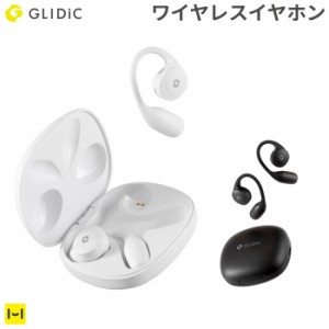 ワイヤレスイヤホン 耳掛け型 GLIDiC Bluetooth 5.3 オープン型 完全ワイヤレスイヤホン 耳を塞がない 耳かけ Hear Free HF-6000 両耳 an