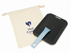 Hot Camp(ホットキャンプ) ソロキャンプ 極厚プレート(4.5mm厚) 調理用鉄板 アウトドア バーベキュー IH可 グリル…