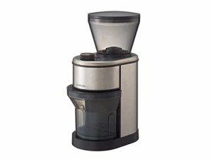 コイズミ コーヒーグラインダー 電動 コーヒーミル コニカル式 シルバー KKM-0400/S