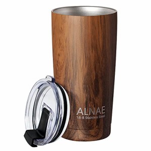 ALNAE タンブラー ふた付き 真空断熱 600ml 水筒 マグボトル コーヒーカップ 二重構造 保温保冷 直飲み 大容量 ビール コーヒー 直接ドリ