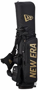 [ニューエラ] キャディーバッグ GOLF STAND CADDIE BAG NEWERA BLK GLD