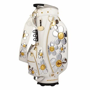 WINWIN STYLE ウィンウィンスタイル DAISY CART BAG デイジー カートバッグ GOLD Version キャディバッグ CB-802 WH