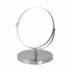 ダルトン(Dulton) 鏡 ラウンド スタンドミラー 高さ225×幅185×奥行150mm 片面3倍鏡 ROUND STAND MIRROR G755-905