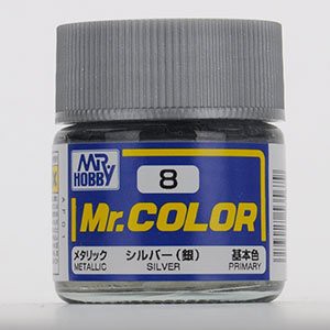 GSIクレオス Mr.カラー シルバー (銀) メタリック 10ml 模型用塗料 C8